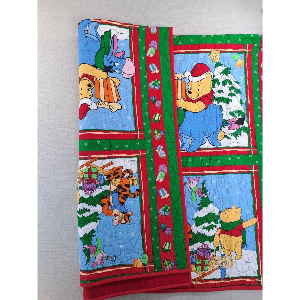 Handmade Winnie the Pooh Quilt 42.5x66